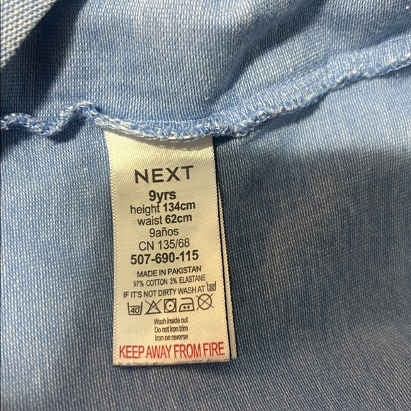 Next Boys Polo Shirt Trio Long Sleeves Size 9 Lot Bundle - Picture 6 of 6